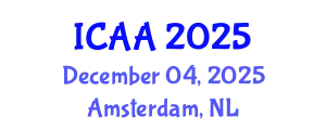 International Conference on Aeronautics and Aeroengineering (ICAA) December 04, 2025 - Amsterdam, Netherlands