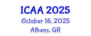 International Conference on Aeronautics and Aeroengineering (ICAA) October 16, 2025 - Athens, Greece