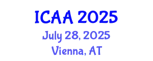 International Conference on Aeronautics and Aeroengineering (ICAA) July 28, 2025 - Vienna, Austria