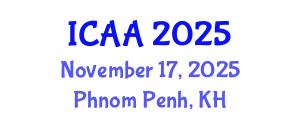 International Conference on Aeronautics and Aeroengineering (ICAA) November 17, 2025 - Phnom Penh, Cambodia