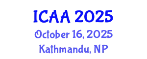 International Conference on Aeronautics and Aeroengineering (ICAA) October 16, 2025 - Kathmandu, Nepal