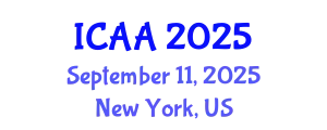 International Conference on Aeronautics and Aeroengineering (ICAA) September 11, 2025 - New York, United States