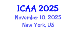 International Conference on Aeronautics and Aeroengineering (ICAA) November 10, 2025 - New York, United States