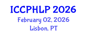 International Conference on Computational Psycholinguistics and Human Language Processing (ICCPHLP) February 02, 2026 - Lisbon, Portugal