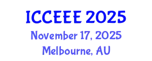 International Conference on Computing, Electrical and Electronic Engineering (ICCEEE) November 17, 2025 - Melbourne, Australia