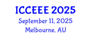 International Conference on Computing, Electrical and Electronic Engineering (ICCEEE) September 11, 2025 - Melbourne, Australia