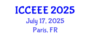International Conference on Computing, Electrical and Electronic Engineering (ICCEEE) July 17, 2025 - Paris, France