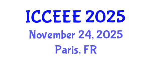 International Conference on Computing, Electrical and Electronic Engineering (ICCEEE) November 24, 2025 - Paris, France