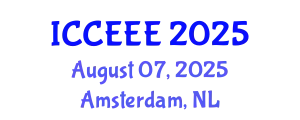 International Conference on Computing, Electrical and Electronic Engineering (ICCEEE) August 07, 2025 - Amsterdam, Netherlands