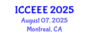 International Conference on Computing, Electrical and Electronic Engineering (ICCEEE) August 07, 2025 - Montreal, Canada