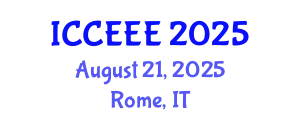 International Conference on Computing, Electrical and Electronic Engineering (ICCEEE) August 21, 2025 - Rome, Italy