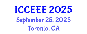 International Conference on Computing, Electrical and Electronic Engineering (ICCEEE) September 25, 2025 - Toronto, Canada