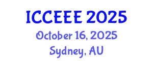 International Conference on Computing, Electrical and Electronic Engineering (ICCEEE) October 16, 2025 - Sydney, Australia