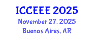 International Conference on Computing, Electrical and Electronic Engineering (ICCEEE) November 27, 2025 - Buenos Aires, Argentina
