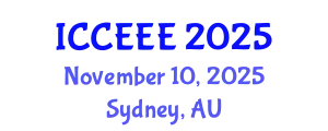 International Conference on Computing, Electrical and Electronic Engineering (ICCEEE) November 10, 2025 - Sydney, Australia