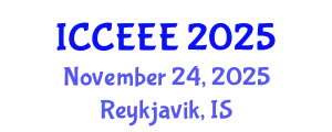 International Conference on Computing, Electrical and Electronic Engineering (ICCEEE) November 24, 2025 - Reykjavik, Iceland