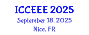 International Conference on Computing, Electrical and Electronic Engineering (ICCEEE) September 18, 2025 - Nice, France