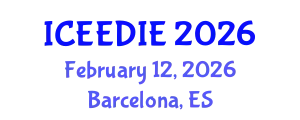 International Conference on Environmental Electrochemistry, Direct and Indirect Electrolysis (ICEEDIE) February 12, 2026 - Barcelona, Spain