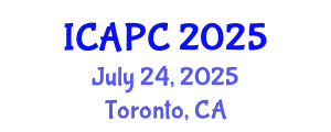 International Conference on Art and Popular Culture (ICAPC) July 24, 2025 - Toronto, Canada