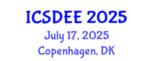 International Conference on Soil Dynamics and Earthquake Engineering (ICSDEE) July 17, 2025 - Copenhagen, Denmark