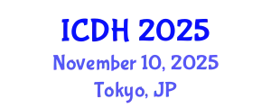 International Conference on Digital Humanities (ICDH) November 10, 2025 - Tokyo, Japan
