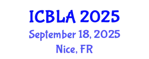 International Conference on Bilingualism and Language Acquisition (ICBLA) September 18, 2025 - Nice, France