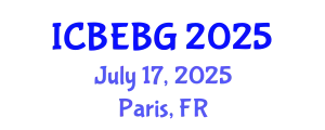 International Conference on Blue Economy and Blue Growth (ICBEBG) July 17, 2025 - Paris, France