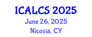 International Conference on Arabic Language and Cultural Studies (ICALCS) June 26, 2025 - Nicosia, Cyprus
