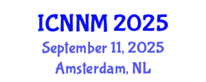 International Conference on Nanobiosensors, Nanomaterials and Microfluidics (ICNNM) September 11, 2025 - Amsterdam, Netherlands