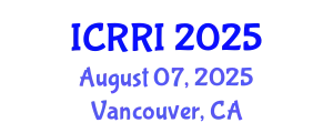 International Conference on Robotics and Robot Intelligence (ICRRI) August 07, 2025 - Vancouver, Canada