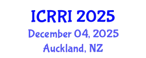 International Conference on Robotics and Robot Intelligence (ICRRI) December 04, 2025 - Auckland, New Zealand