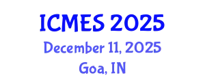 International Conference on Microbial Ecology and Symbiosis (ICMES) December 11, 2025 - Goa, India