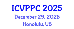 International Conference on Veterinary Parasitology and Parasite Control (ICVPPC) December 29, 2025 - Honolulu, United States