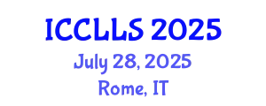 International Conference on Comparative Literature and Literary Studies (ICCLLS) July 28, 2025 - Rome, Italy