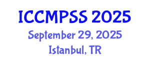 International Conference on Condensed Matter Physics, Semiconductors and Superconductors (ICCMPSS) September 29, 2025 - Istanbul, Turkey