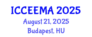 International Conference on Computational Electromagnetics, Electrodynamics, Methods and Applications (ICCEEMA) August 21, 2025 - Budapest, Hungary