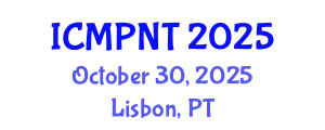 International Conference on Multifunctional Polymer Nanocomposites and Technologies (ICMPNT) October 30, 2025 - Lisbon, Portugal