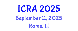 International Conference on Residential Architecture (ICRA) September 11, 2025 - Rome, Italy
