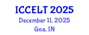 International Conference on Creative Education, Learning and Teaching (ICCELT) December 11, 2025 - Goa, India