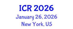 International Conference on Radar (ICR) January 26, 2026 - New York, United States
