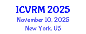 International Conference on Virtual Reality in Medicine (ICVRM) November 10, 2025 - New York, United States