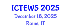 International Conference on Timber Engineering and Wood Science (ICTEWS) December 18, 2025 - Rome, Italy