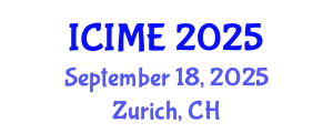 International Conference on Insurance Mathematics and Economics (ICIME) September 18, 2025 - Zurich, Switzerland