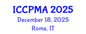 International Conference on Consumer Psychology, Marketing and Advertising (ICCPMA) December 18, 2025 - Rome, Italy