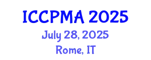 International Conference on Consumer Psychology, Marketing and Advertising (ICCPMA) July 28, 2025 - Rome, Italy