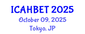 International Conference on Advanced Hydrogen-Based Energy Technologies (ICAHBET) October 09, 2025 - Tokyo, Japan