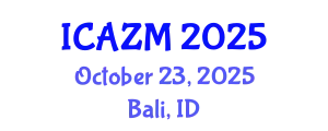 International Conference on Advances in Zeolite Materials (ICAZM) October 23, 2025 - Bali, Indonesia