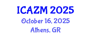 International Conference on Advances in Zeolite Materials (ICAZM) October 16, 2025 - Athens, Greece
