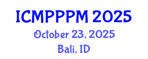 International Conference on Marine Plastic Pollution Prevention and Management (ICMPPPM) October 23, 2025 - Bali, Indonesia