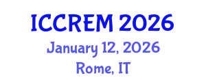 International Conference on Coral Reef Evaluation and Monitoring (ICCREM) January 12, 2026 - Rome, Italy